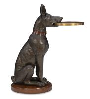 Doberman Accent Table