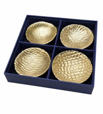 Celestial Hammered Decorative Bowls
