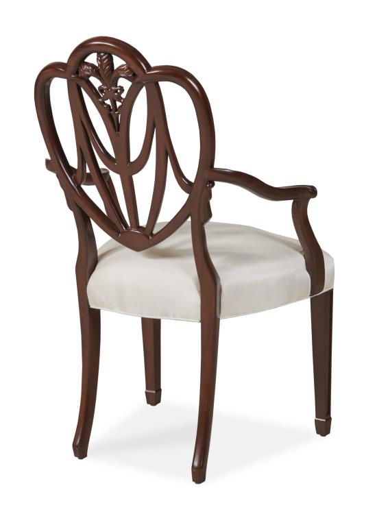 Heart Arm Chair Pearl