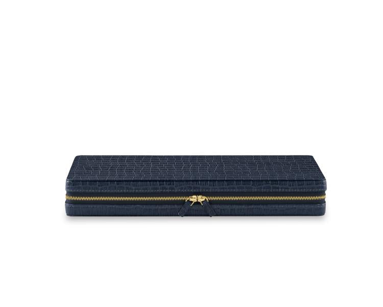 Travel Backgammon Board Blue