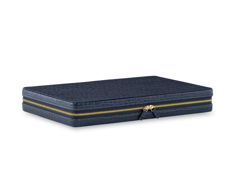 Travel Backgammon Board Blue