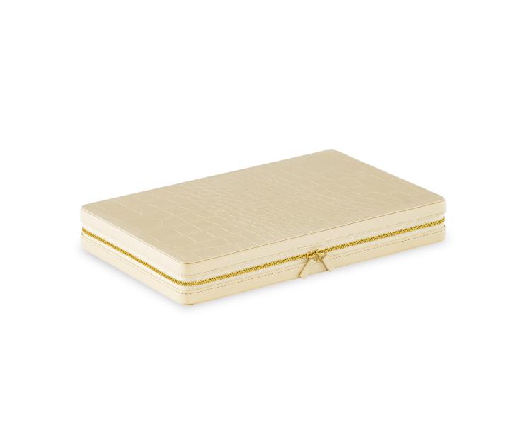 Travel Backgammon Board Cream