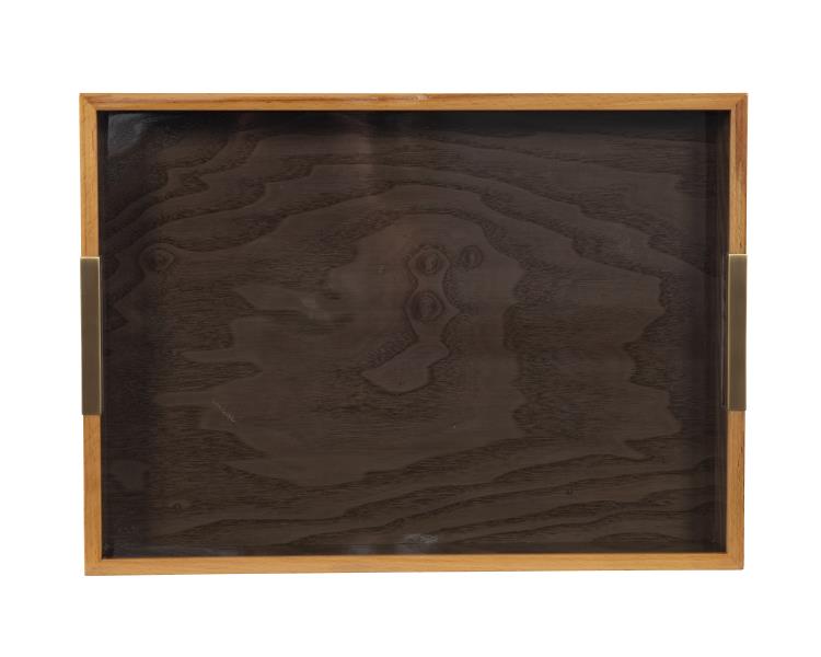 Grey Burl Tray
