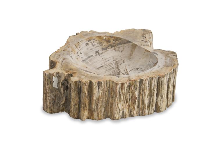 Brown Petrified Bowl